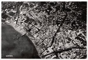 Vue aérienne de Funchal, Madère, depuis un Zeppelin, 1928-1933 - Unbekannt