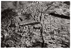 Vue aérienne du vieux Caire, Égypte, depuis un Zeppelin, 1931-1933 - Unbekannt