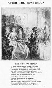 Après la lune de miel - Sa première réception, 1927