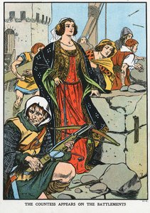 Agnes, comtesse de Dunbar 1312-1369, connue sous le nom de Black Agnes, 1338, début du 20e siècle