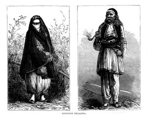 Paysans albanais, 19e siècle