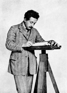 Albert Einstein 1879-1955, mathématicien et physicien théoricien germano-suisse, 1905