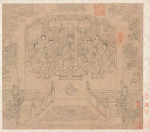 Album de thèmes taoïstes et bouddhistes, 1200s