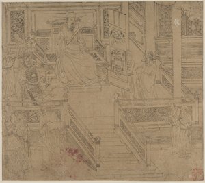 Album de thèmes taoïstes et bouddhistes : Rois des Enfers : Feuille 29, 1200s - Unbekannt