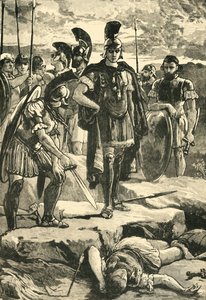 Alexandre et le corps de Darius, 1890 - Unbekannt