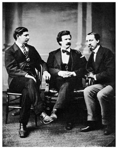 Alfred Townsend, Mark Twain et David Gray