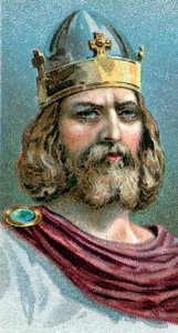 Alfred le Grand 849-899, roi anglo-saxon de Wessex à partir de 871, c1920 - Unbekannt