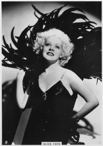 Alice Faye, actrice et chanteuse américaine, vers 1938 - Unbekannt