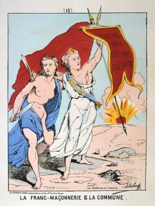 Allégorie de la Franc-Maçonnerie et la Commune, Commune de Paris, 1871 - Unbekannt