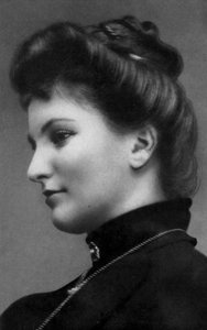 Alma Schindler, mondaine et compositrice autrichienne, vers 1900