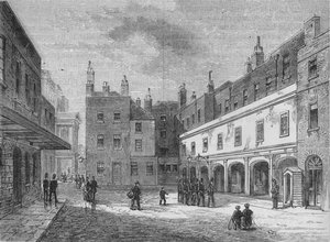 Cour des ambassadeurs, Palais St. James, Westminster, Londres, 1875-1878