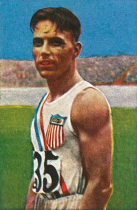 Lanceur de disque américain Bud Houser, 1928
