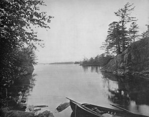 Parmi les Mille Îles du Saint-Laurent, c1897