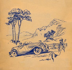 Un album de voitures de sport couverture avant, c1936