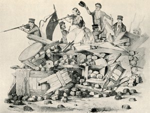 Une Amazone sur les barricades, 19ème siècle, 1947