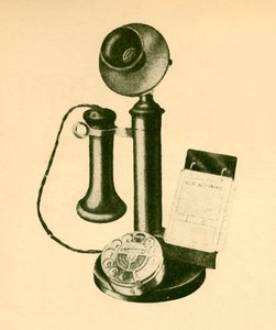 Un récepteur téléphonique automatique, vers 1930 - Unbekannt