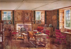 Un salon élisabéthain, XIXe siècle, 1923