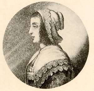 Une Anglaise en coiffe et mouchoir bordé de dentelle Vandyke, 1640, 1937 - Unbekannt