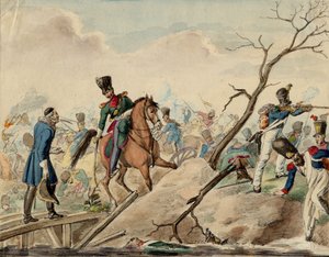 Un épisode de la bataille de Leipzig