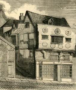 Une vieille maison sur Little Tower Hill, vers 1792, vers 1872