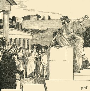 Une oraison de Démosthène, 1890 - Unbekannt