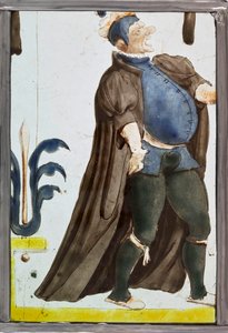 Un acteur déclamant, vers 1600
