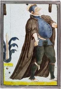 Un acteur déclamant, vers 1600