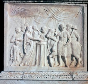 Un autel dédié au culte impérial romain, 1er siècle