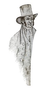 Un gentleman anglais avec un chapeau haut de forme - Unbekannt