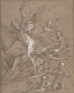 Anges et Putti, 17ème siècle