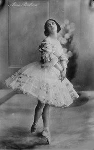 Anna Pavlova, ballerine russe, années 1910