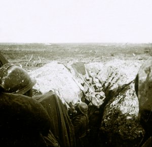 Tir antiaérien, ligne de front, vers 1914-1918