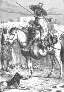Agriculteur arabe au marché de Tlemcen, Algérie, fin 19e siècle