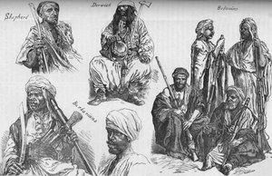 Arabes du Soudan, vers 1881-85 - Unbekannt