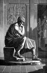 Aristote 384-322 av. J.-C., philosophe et scientifique grec ancien - Unbekannt