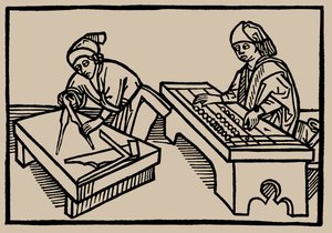 Arithmétique et Géométrie. Du Speculum Vitae Humanae par Rodericus Zamorensis, 1479 - Unbekannt