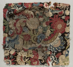 Housse de siège de fauteuil, 1685-1690