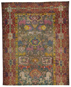 Portion de tapis arménien Kouba, 19e siècle, 1928