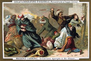Les Arméniens se font égorger à Ak-Hissar, 1895