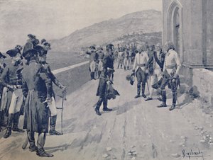 Organisation de la capitulation de Masséna à Cornigliano, près de Gênes - Unbekannt