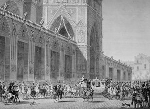 Arrivée à Notre-Dame, 2 décembre 1804