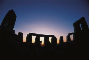 Art néolithique : (âge du bronze) : vue du site de Stonehenge (vers 1700-1300 avant J.-C.) Amesbury, Angleterre - Unbekannt