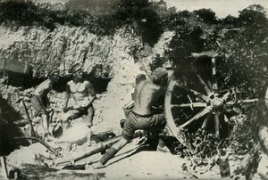 Artilleurs australiens sur la péninsule de Gallipoli, 1919