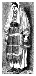 Paysanne autrichienne, vers 1890