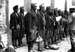 Les troupes autrichiennes se rendent sans tirer un coup de feu, 1914