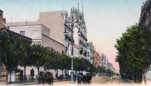 Avenida de Mayo, Buenos Aires, Argentine, début 20ème siècle