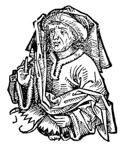 Averroès Ibn Rushd 1126-1198, éminent philosophe islamique médiéval, 1493
