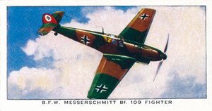 B.F.W. Messerschmitt Bf. 109 Fighter, 1938 - Unbekannt