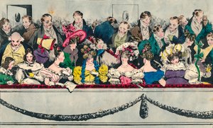 Balcon au théâtre, 19e siècle - Unbekannt