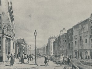 Ballons au-dessus de Piccadilly, 1842, 1920